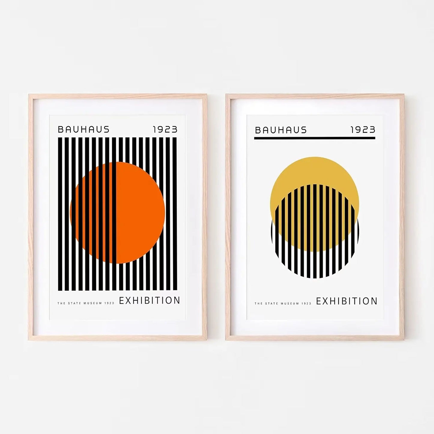 Bauhaus Exhibition Poster - 2 set - Pompom Prints