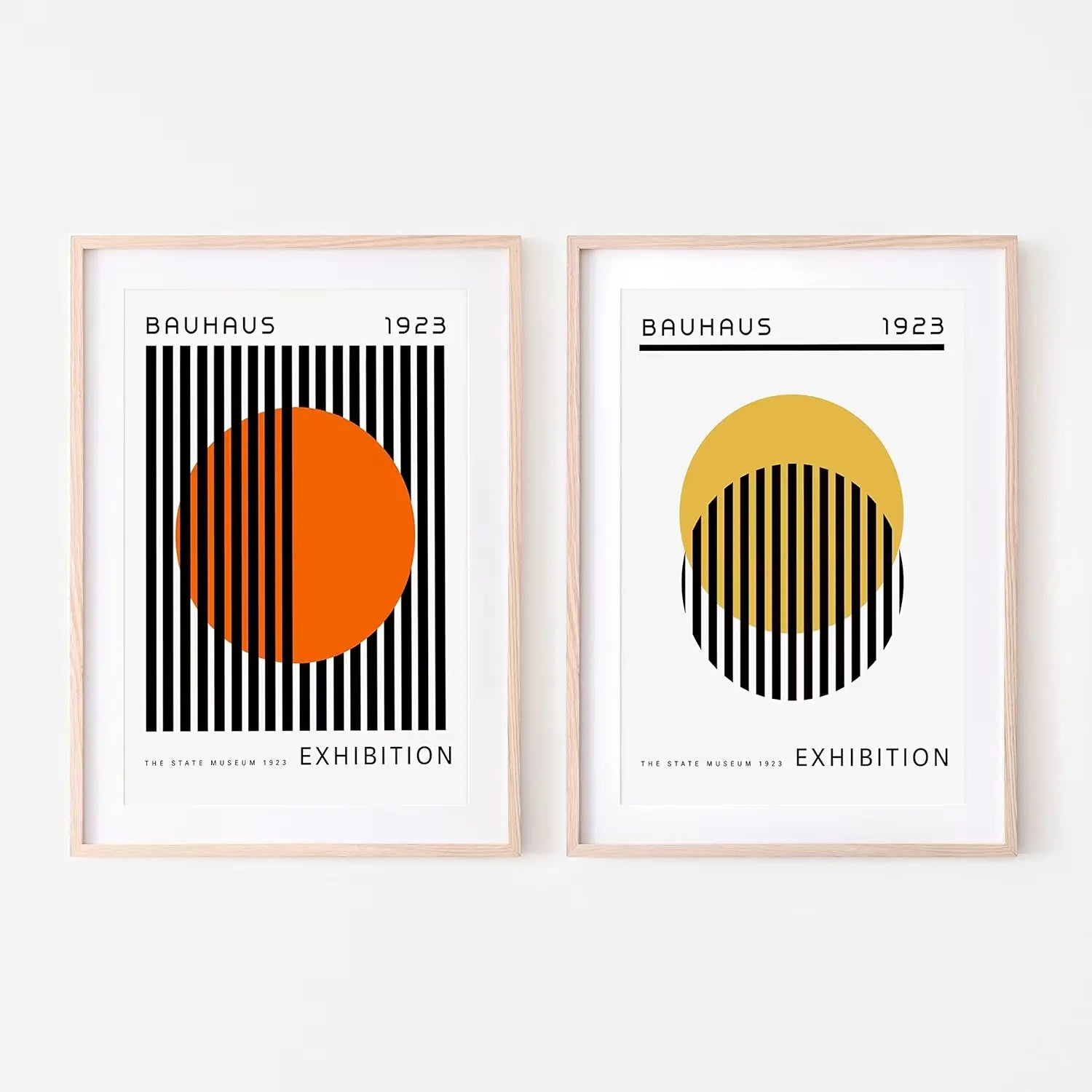 Bauhaus Exhibition Poster - 2 set - Pompom Prints