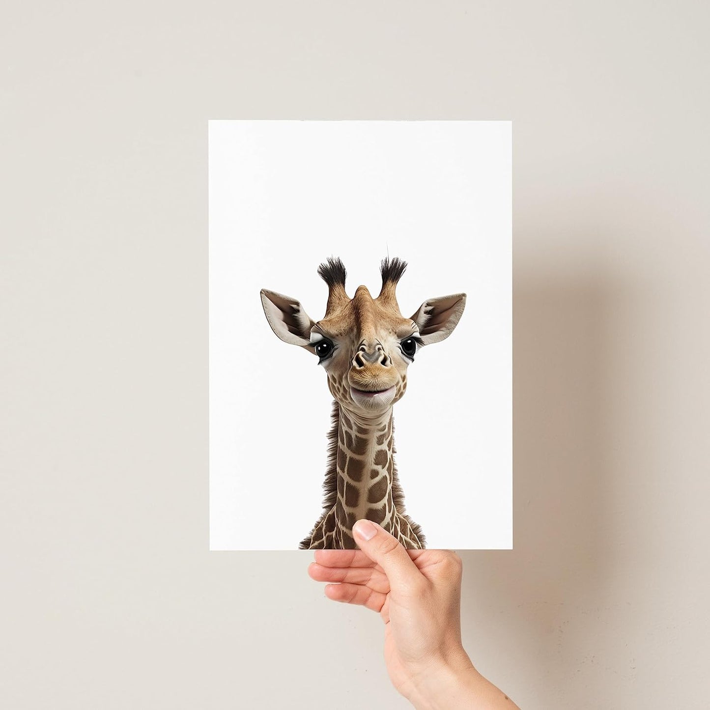 Super Cute Safari Animals - Set of 6 - Pompom Prints