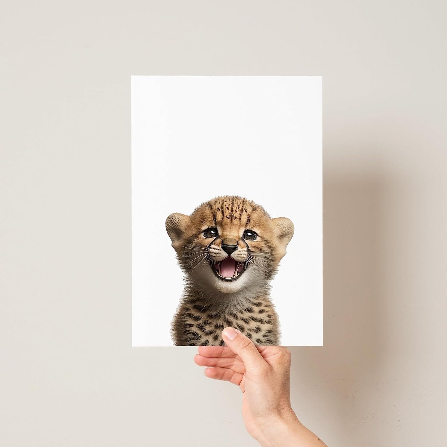 Super Cute Safari Animals - Set of 6 - Pompom Prints