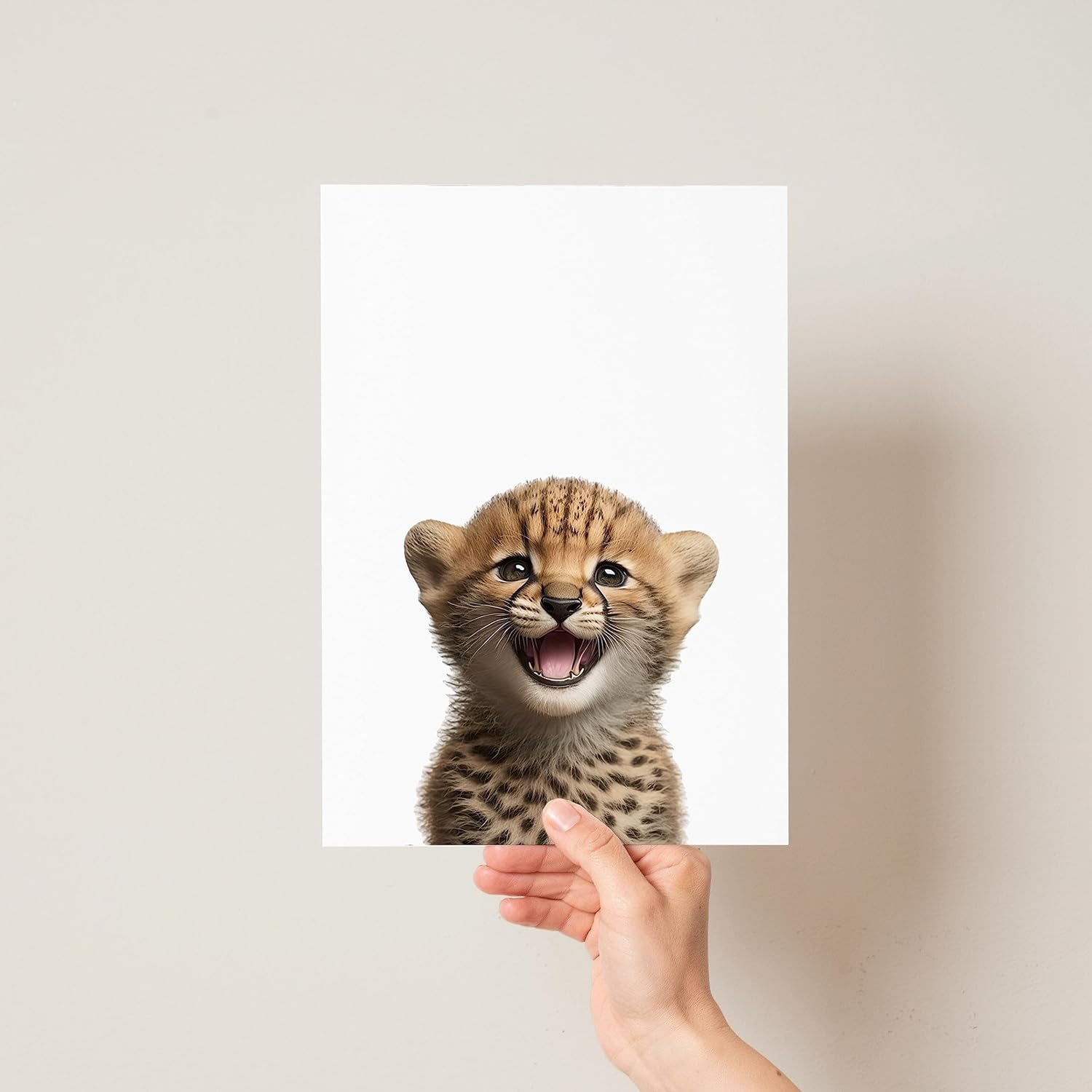 Super Cute Safari Animals - Set of 6 - Pompom Prints