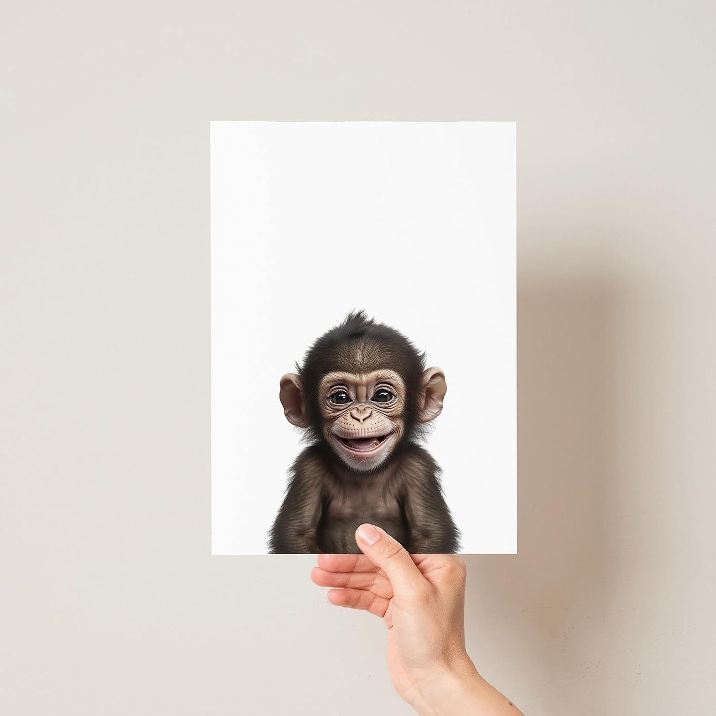 Super Cute Safari Animals - Set of 6 - Pompom Prints