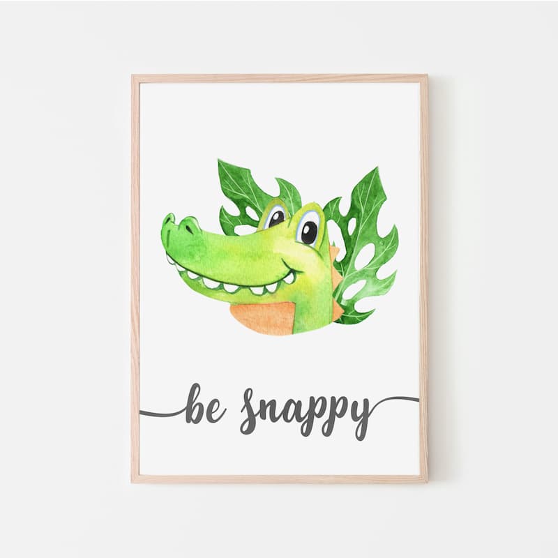 Animal Jungle Quotes - Crocodile - Pompom Prints