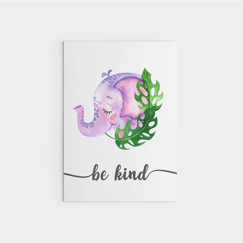 Animal Jungle Quotes - Elephant - Pompom Prints