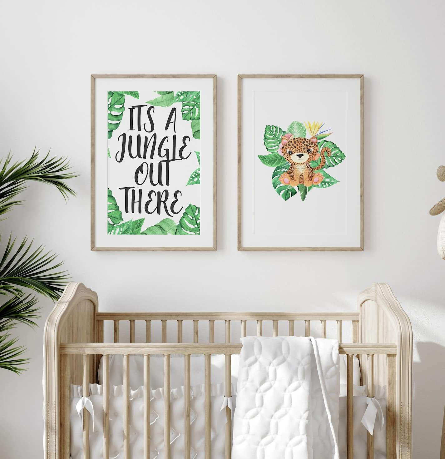 Animal Safari Babies - Cheetah - Pompom Prints