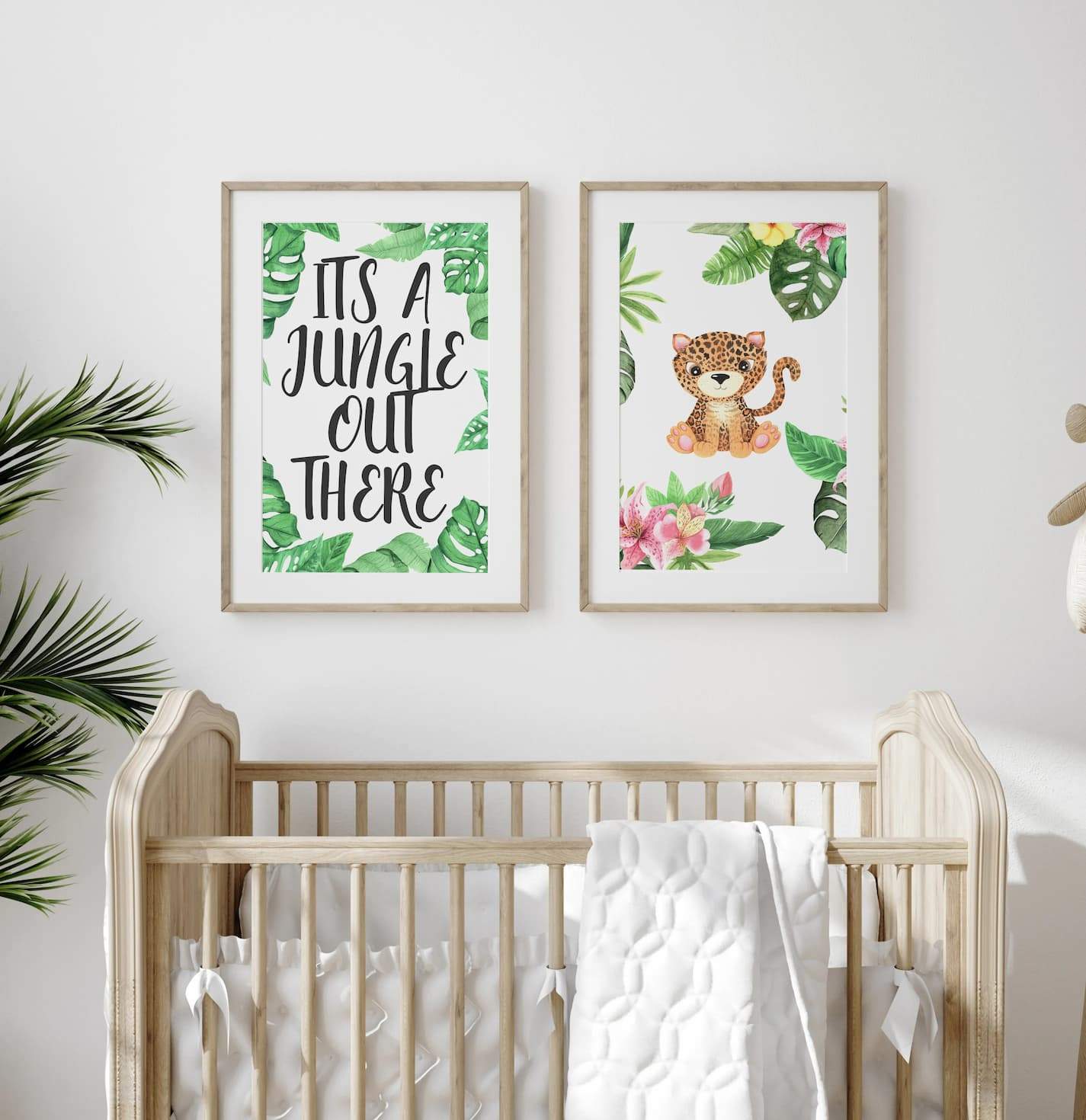 Animal Safari Babies - Cheetah - Pompom Prints