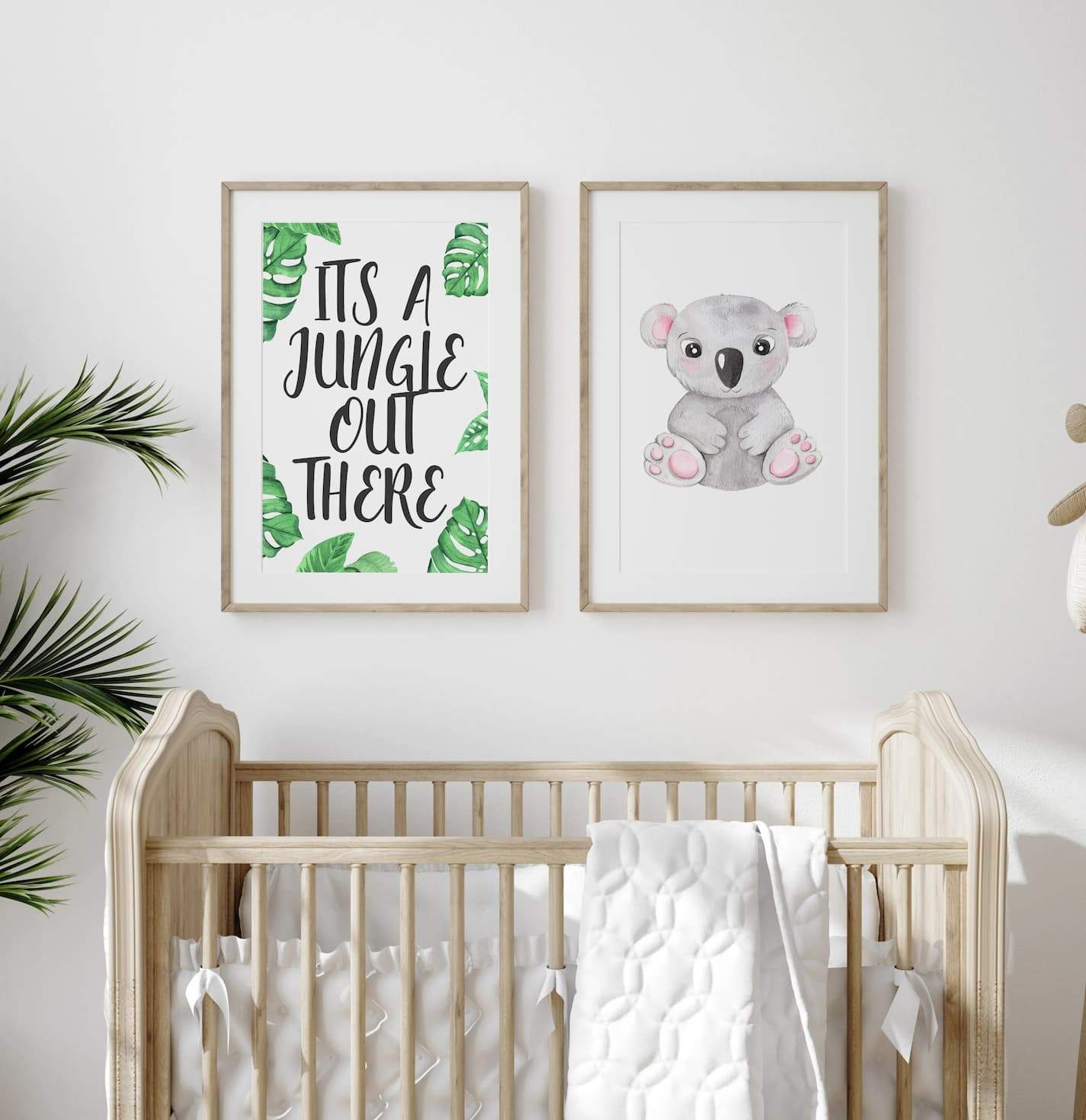 Animal Safari Babies - Koala - Pompom Prints