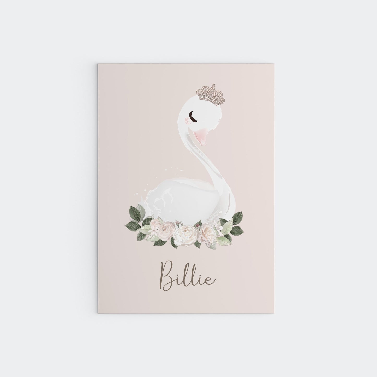 Ballerina - Personalised Swan - Pompom Prints