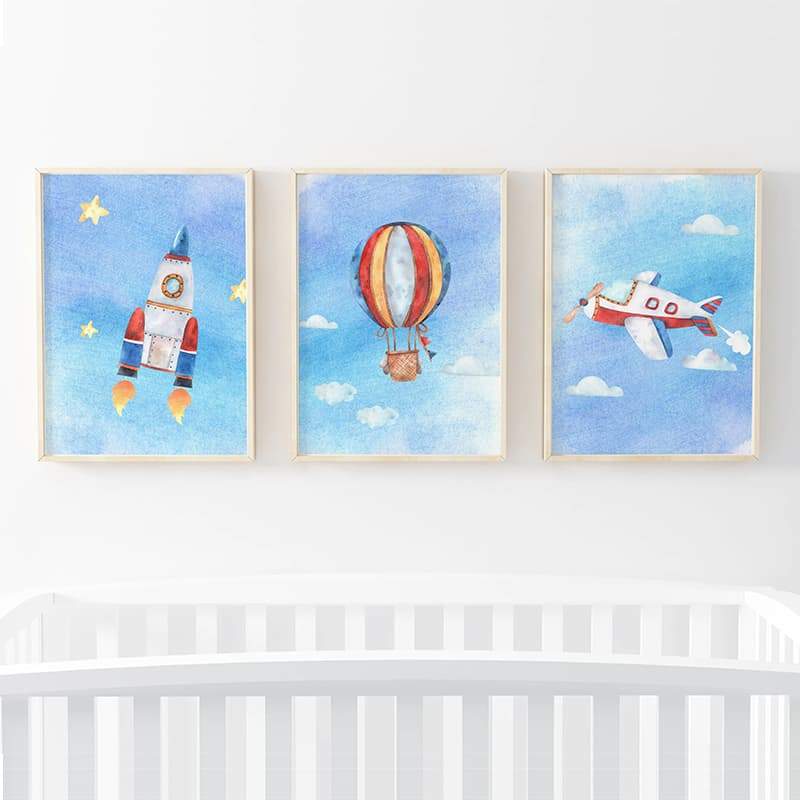 Boy Watercolour - 3 Set - Pompom Prints
