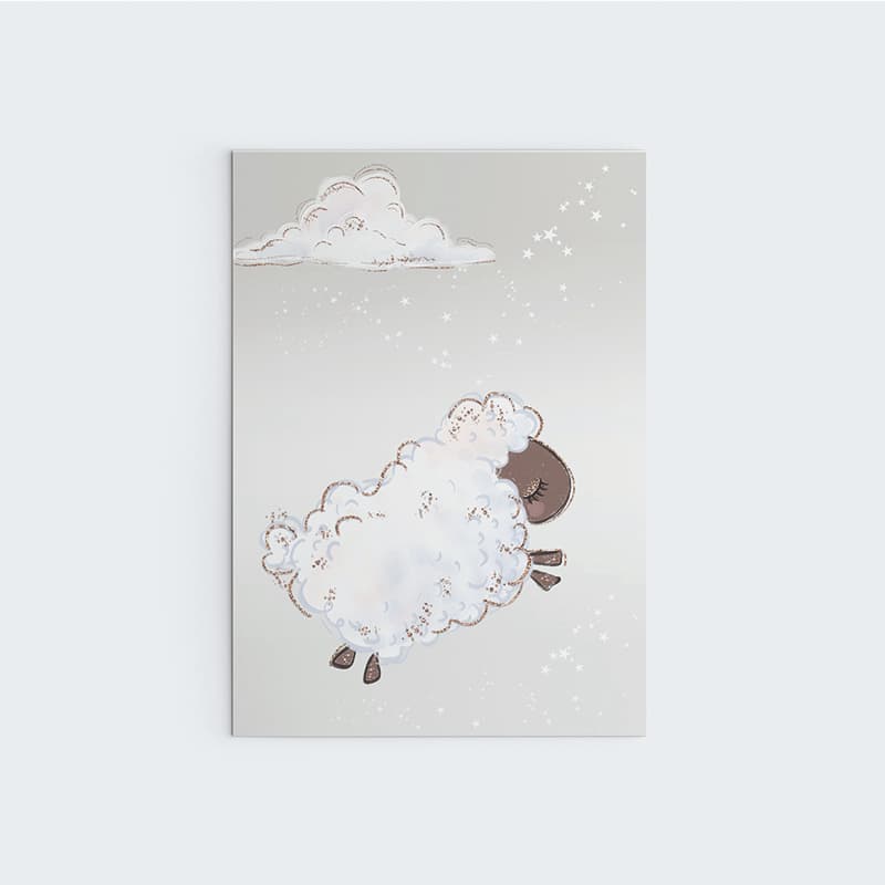 Counting Sheep - 3 Set Neutral - Pompom Prints