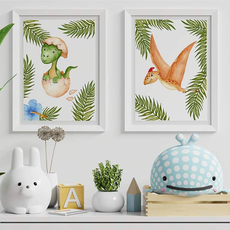 Dinky Dinosaurs - Chuie - Pompom Prints