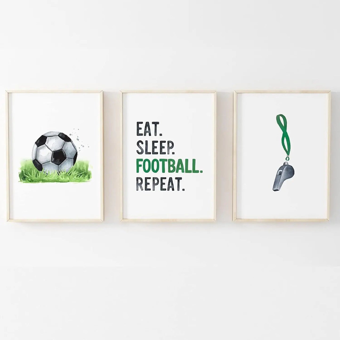 Football Prints - 3 Set - Pompom Prints