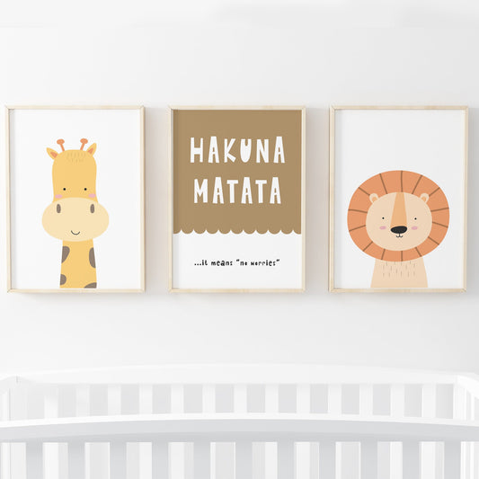 Hankuna matata - 3 set - Pompom Prints