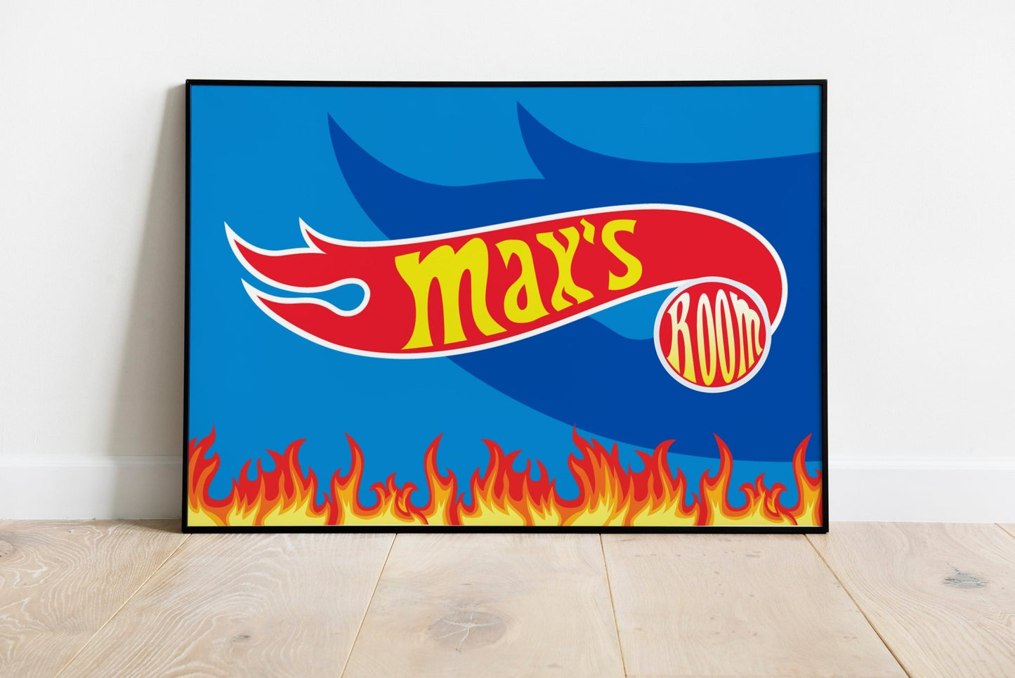 Hot Wheels Name print - Pompom Prints