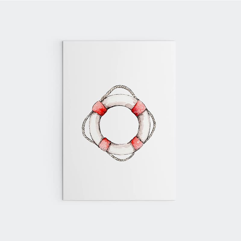 Nautical - Life Ring - Pompom Prints
