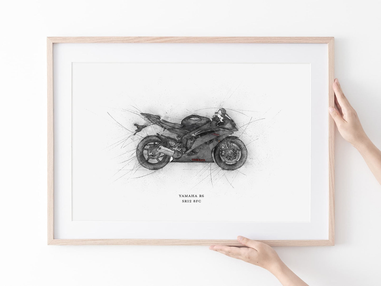 Personalised Sketch Vehicle Print - Pompom Prints