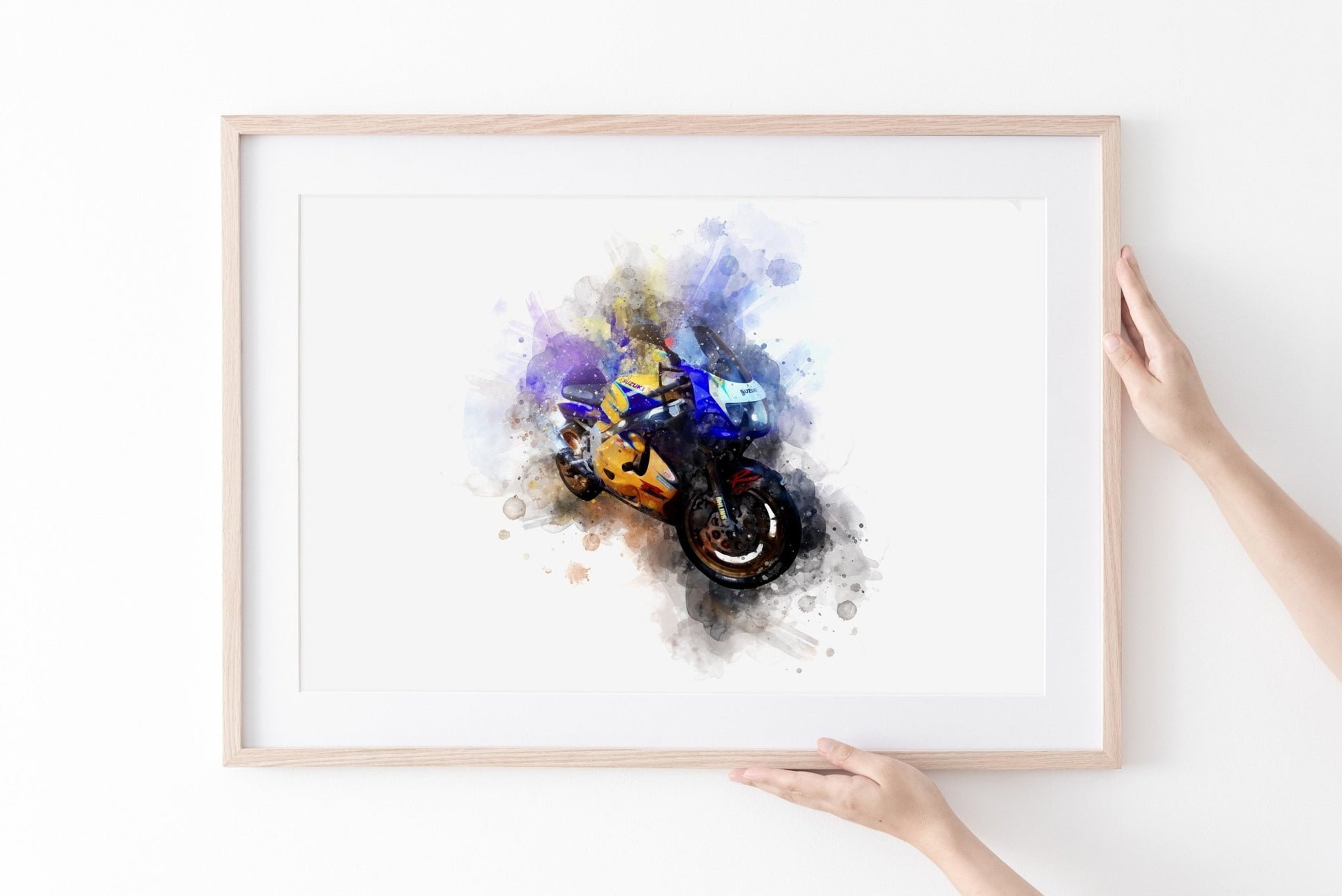 Personalised Watercolour Vehicle Print - Pompom Prints