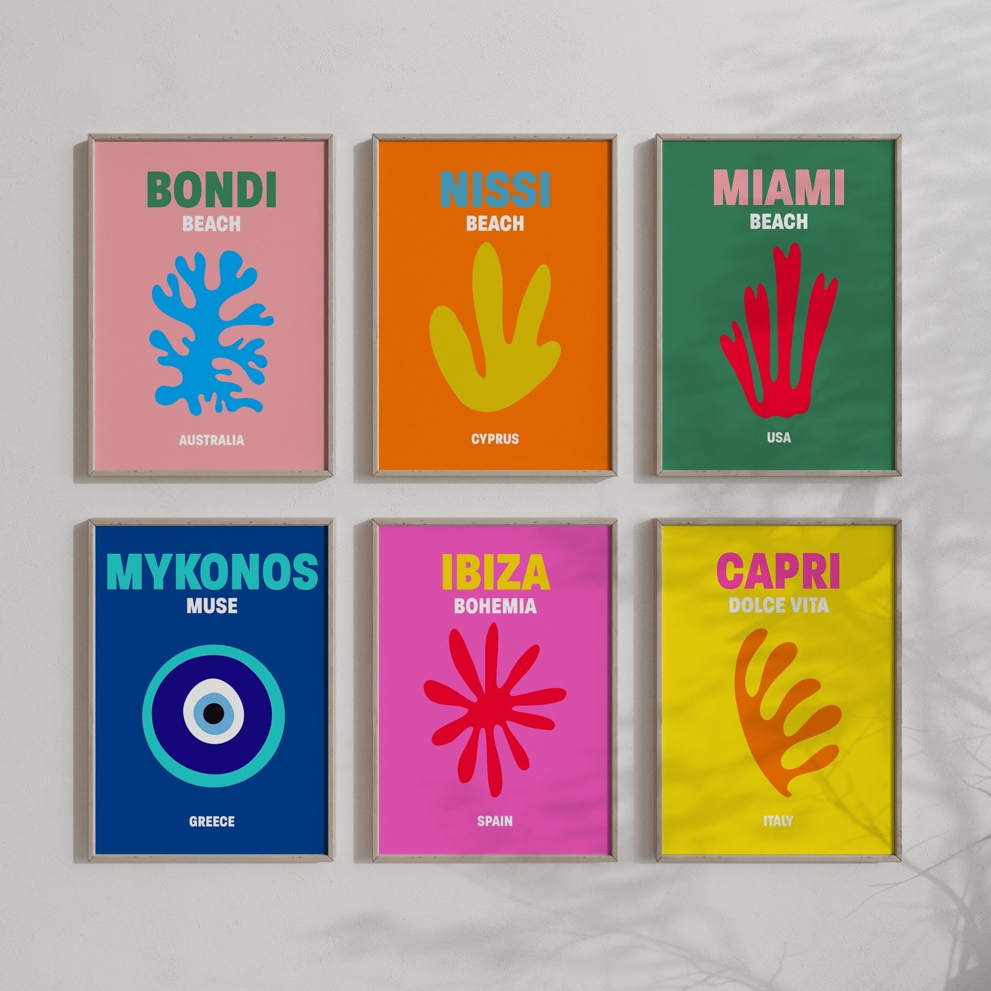 Retro Maximal Prints - 6 set - Pompom Prints