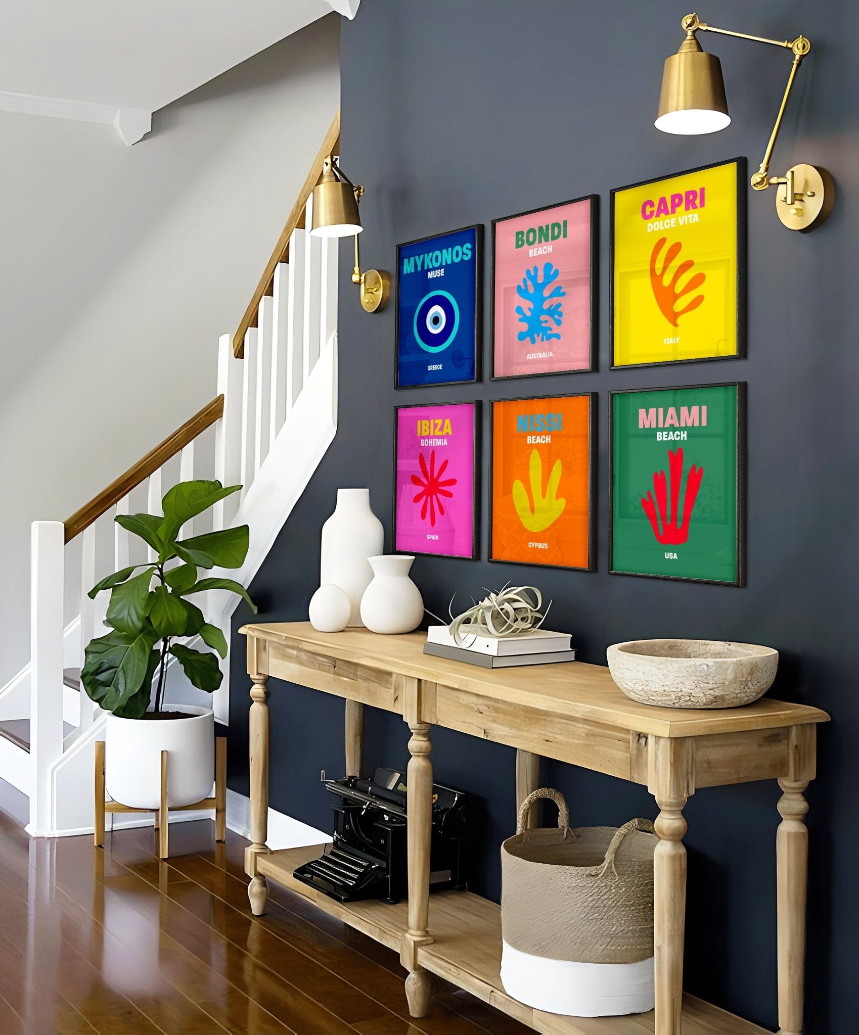 Retro Maximal Prints - 6 set - Pompom Prints