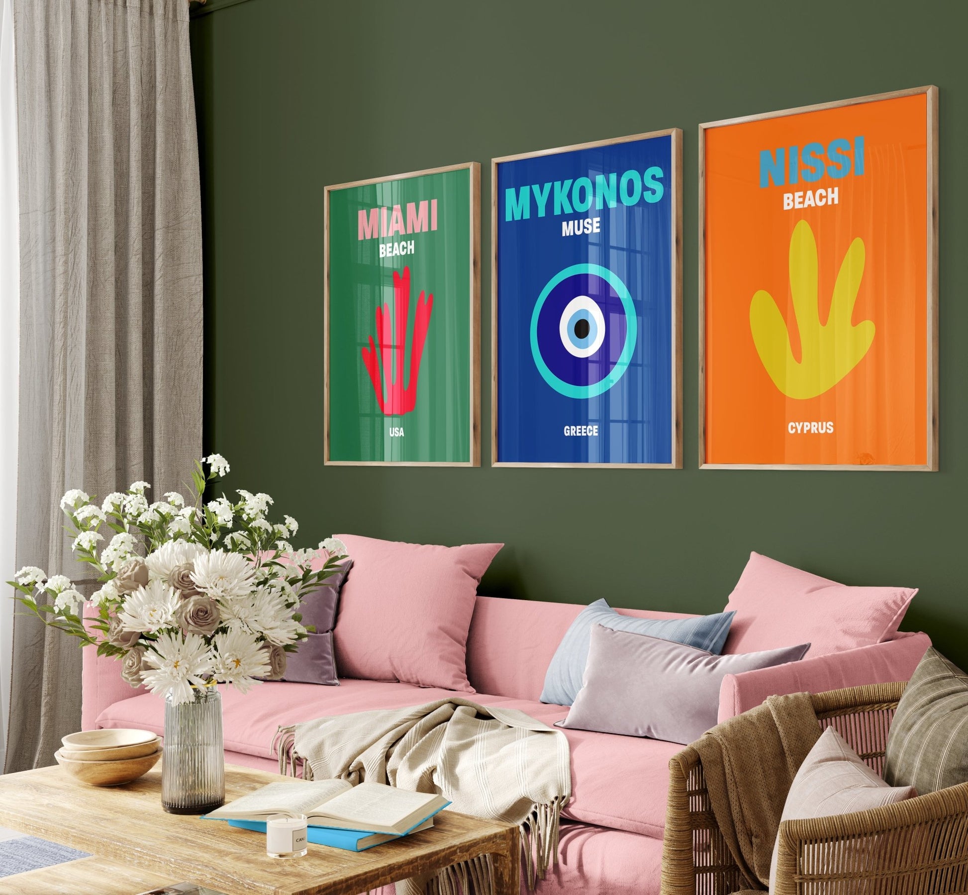 Retro Maximal Prints - 6 set - Pompom Prints