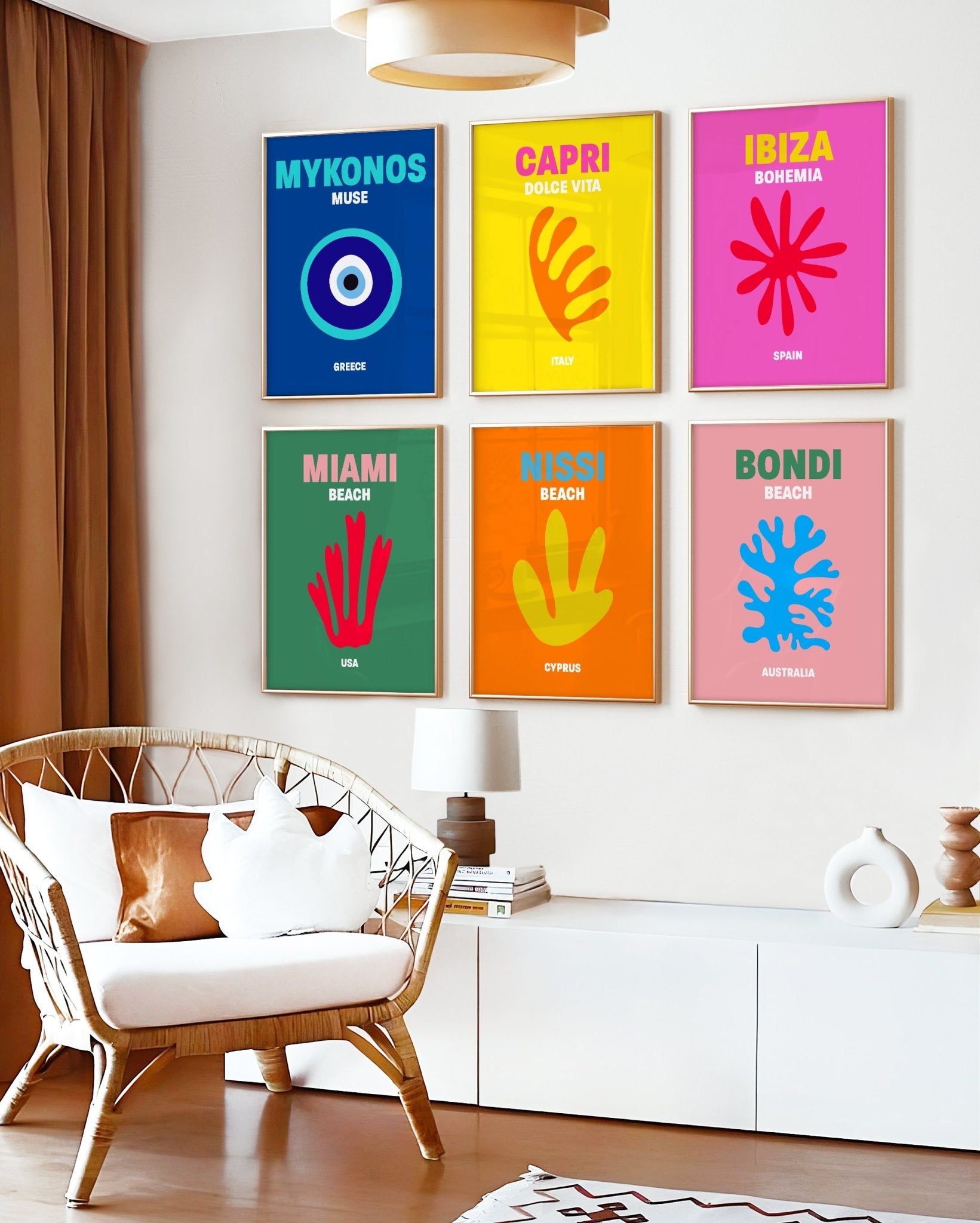 Retro Maximal Prints - 6 set - Pompom Prints