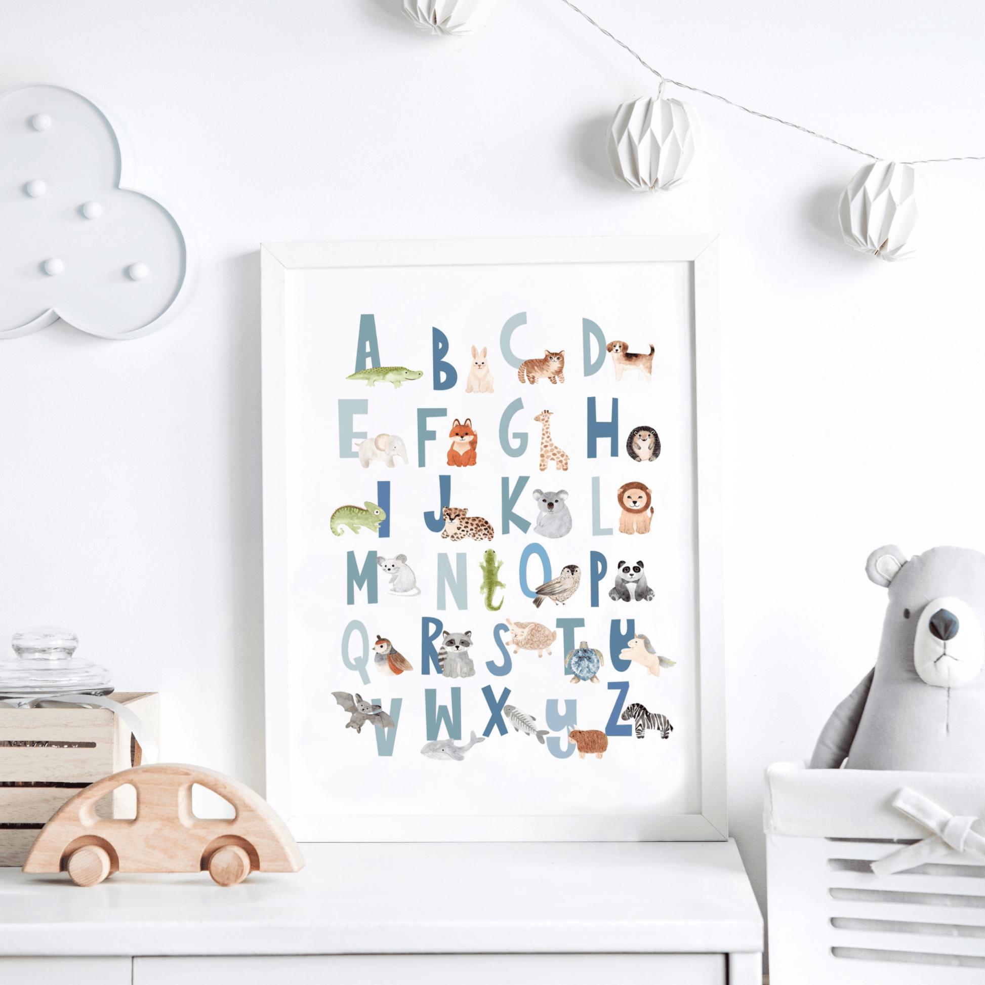 Scandi Animal Alphabet - Pompom Prints