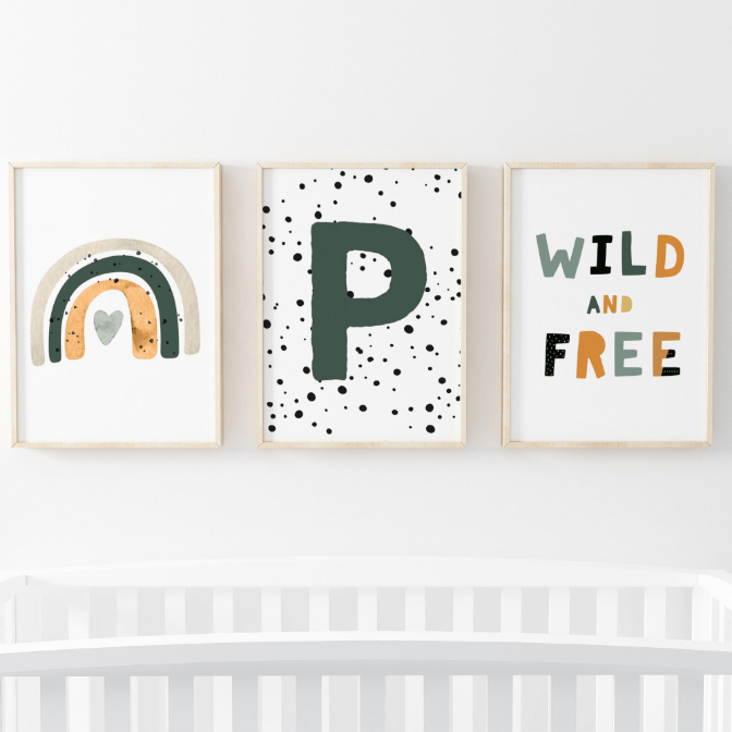 Scandi Rainbow Boys - 3 set - Pompom Prints