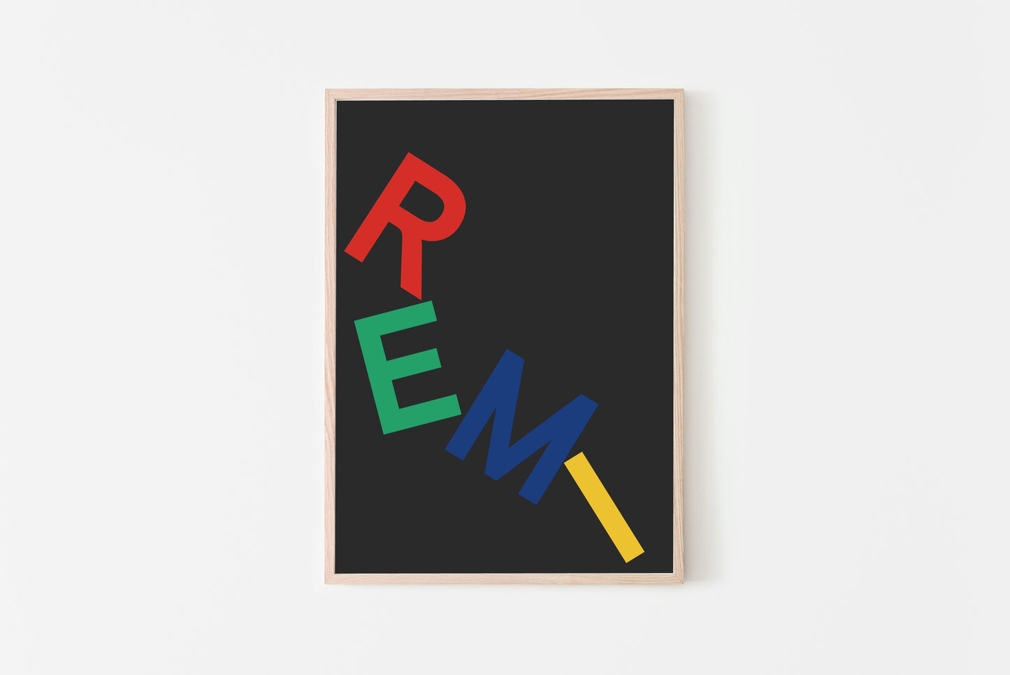 Falling Letters - Personalised Name Print