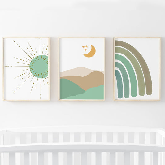Sunburst - 3 set - Pompom Prints