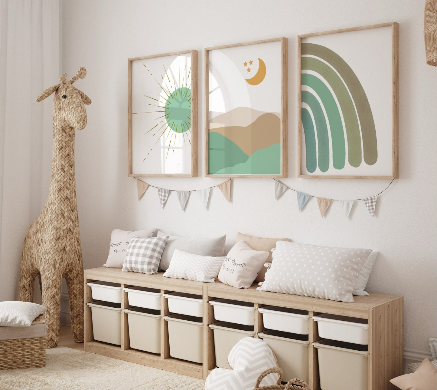 Sunburst - 3 set - Pompom Prints