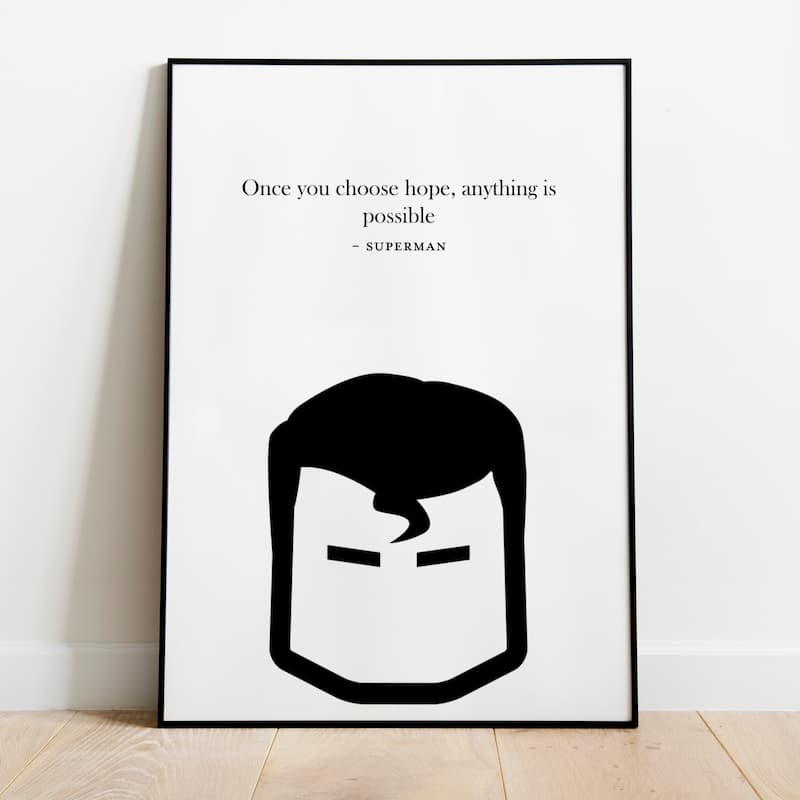 Superheroes - Superman - Pompom Prints