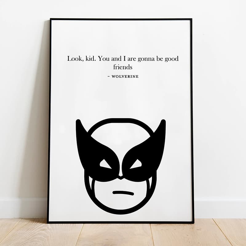 Superheroes - Wolverine - Pompom Prints