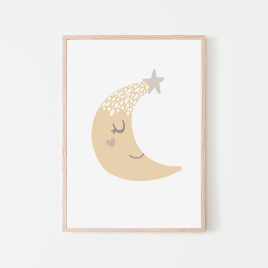 Unicorn Flowers - Yellow Moon - Pompom Prints