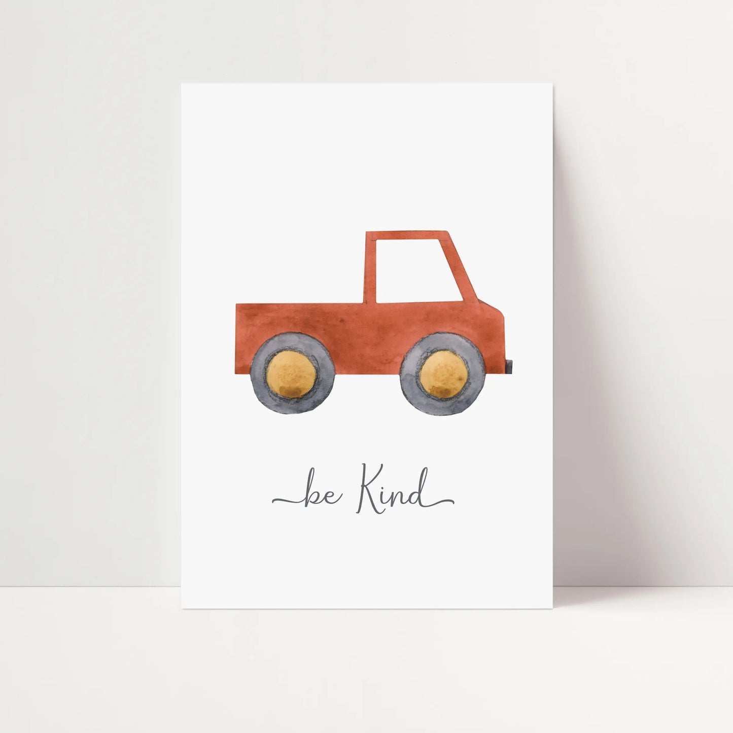 Watercolour Vehicles - Set of 4 prints - Pompom Prints