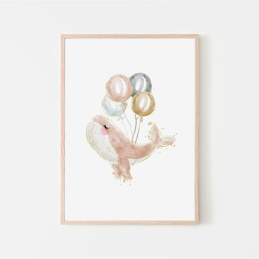 Whales - Sadie - Pompom Prints