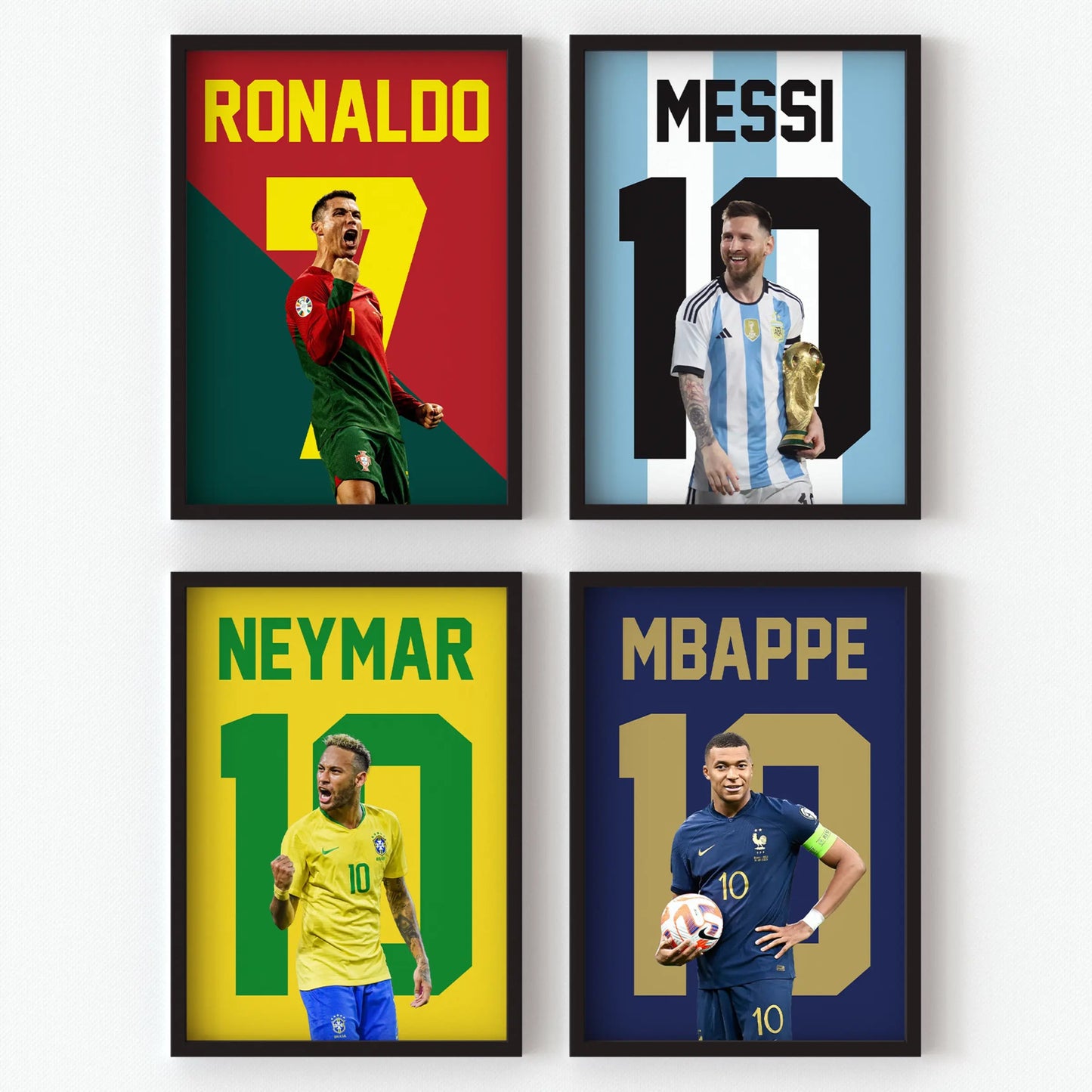 Superstar Football Prints - Set of 4 - Pompom Prints