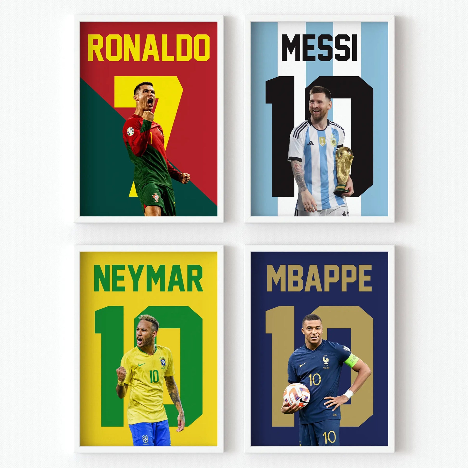 Superstar Football Prints - Set of 4 - Pompom Prints