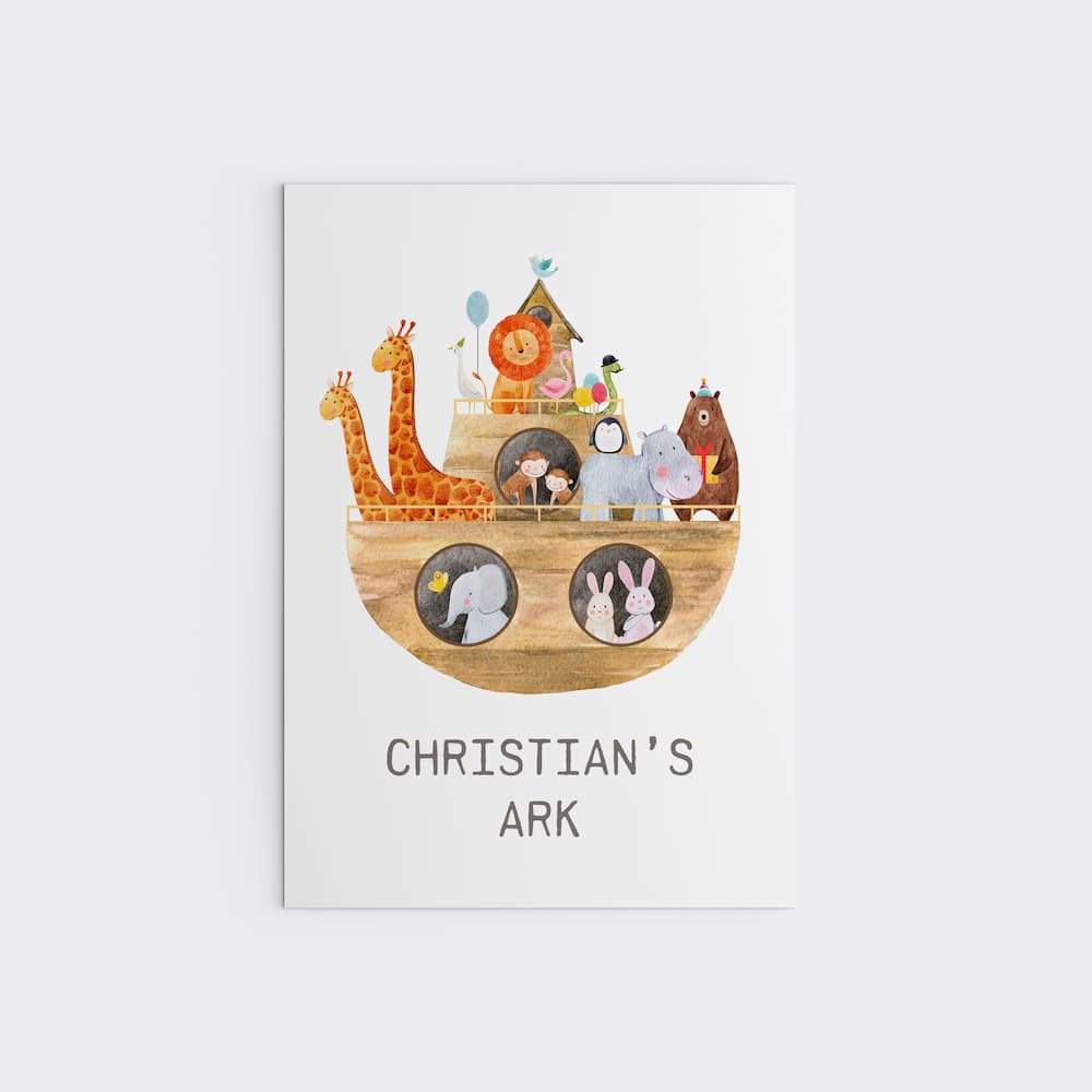 Animal Ark - Personalised Name - Pompom Prints