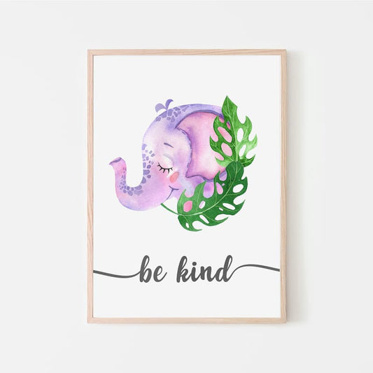 Animal Jungle Quotes - Elephant - Pompom Prints