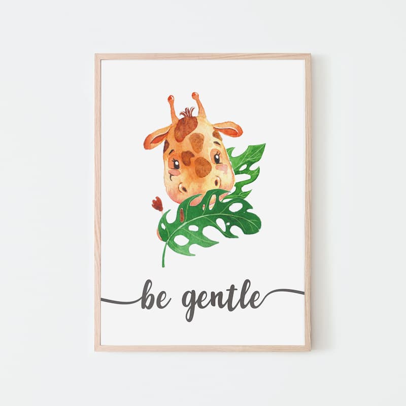 Animal Jungle Quotes - Giraffe - Pompom Prints