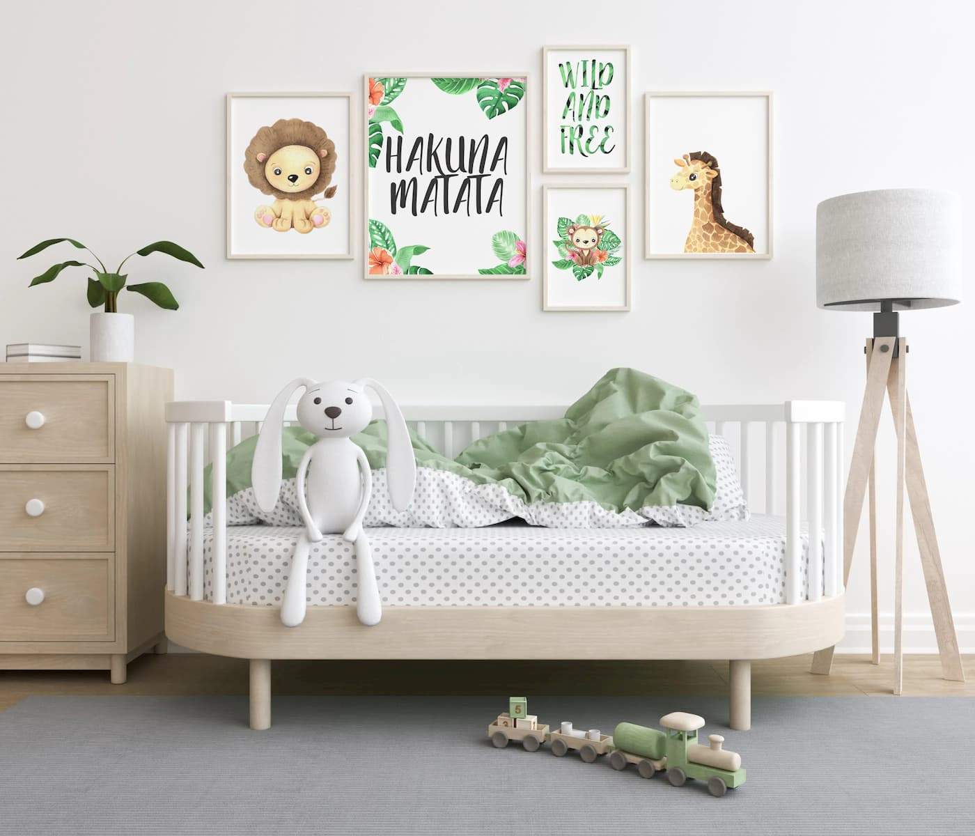 Animal Safari Babies - Lion - Pompom Prints