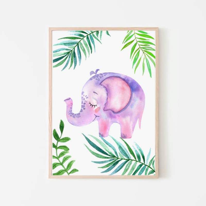 Animal Safari Elephant - Pompom Prints