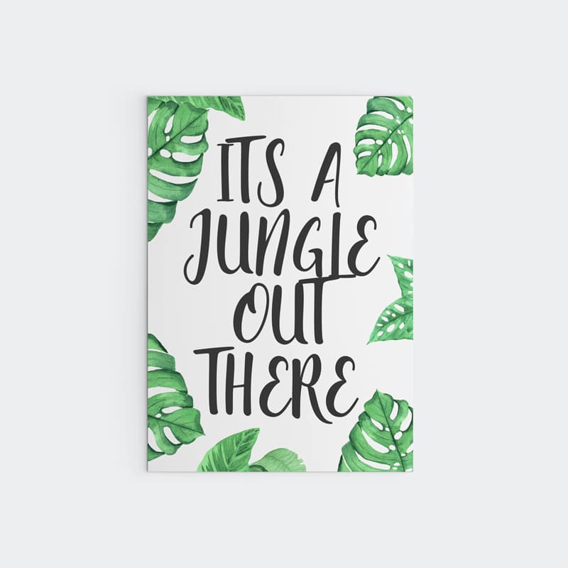 Animal Safari - It's a Jungle Out there - Pompom Prints