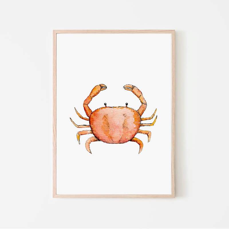 Nautical - Crab - Pompom Prints