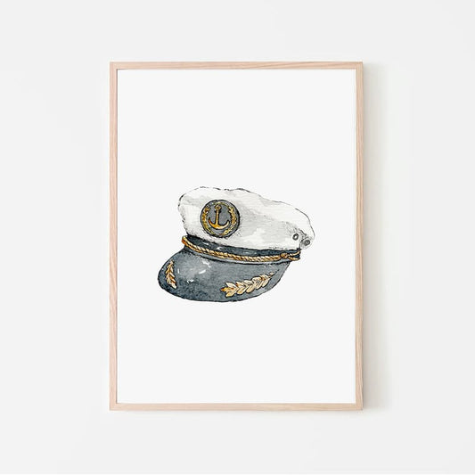Nautical - Sailor Hat - Pompom Prints