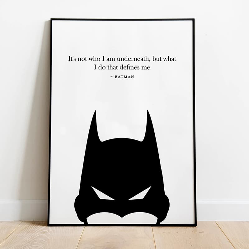 Superheroes - Batman - Pompom Prints