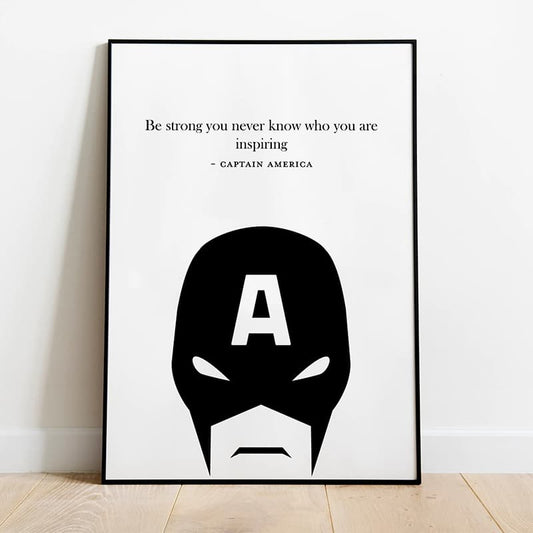 Superheroes - Captain America - Pompom Prints