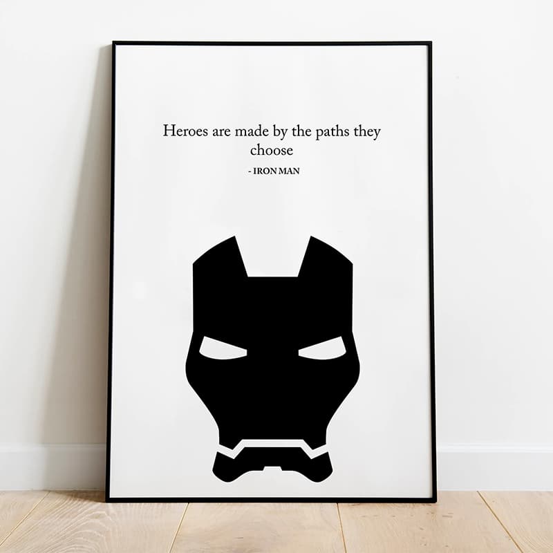 Superheroes - Iron Man - Pompom Prints