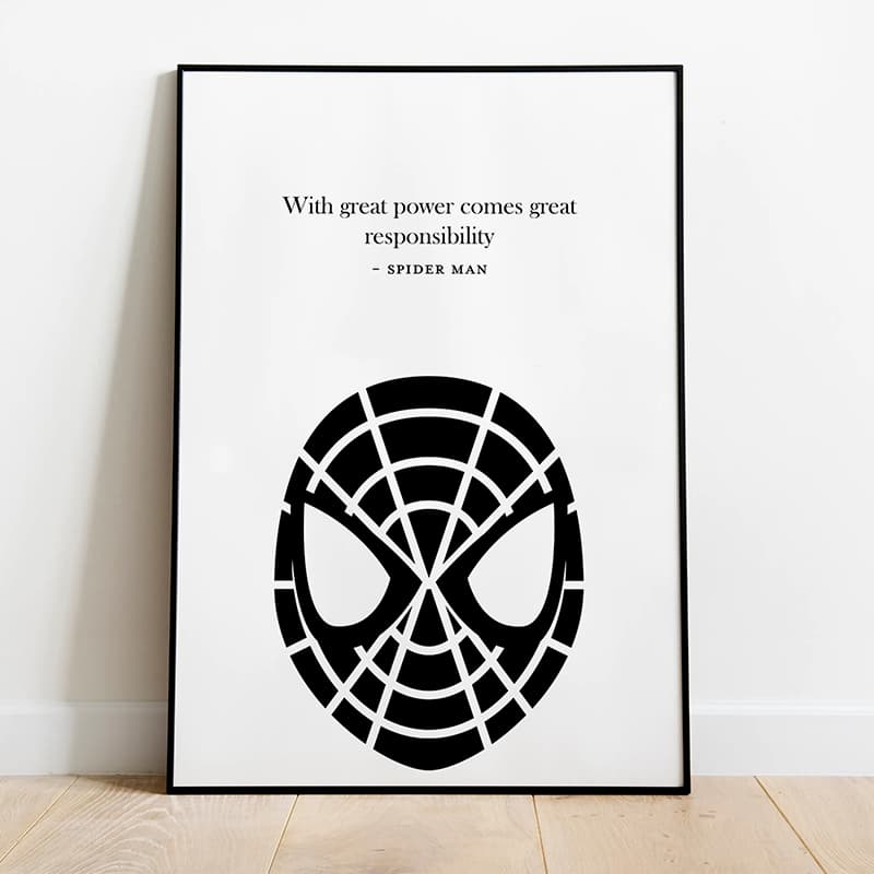 Superheroes - Spiderman - Pompom Prints