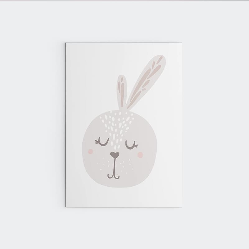 Unicorn Flowers - Bunny - Pompom Prints